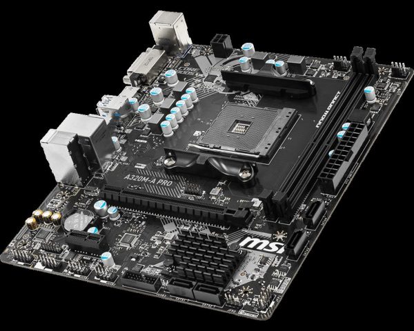 Placa de baza MSI A320M-A PRO, Socket AM4 - imagine 4