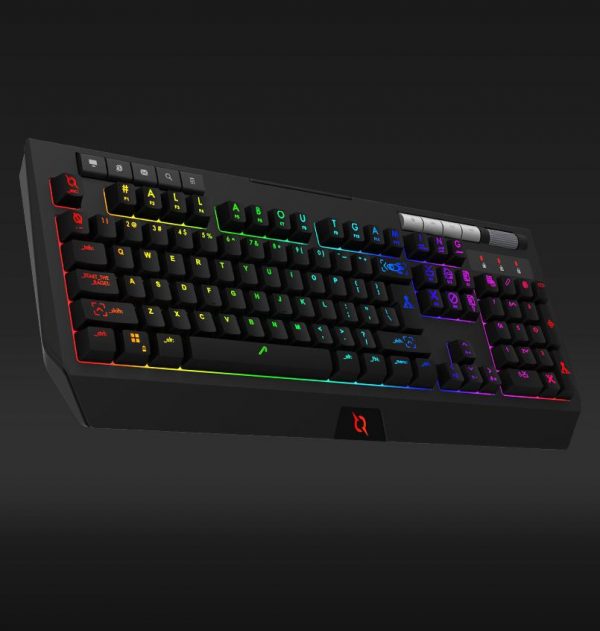 Tastatura AQIRYS Capella Black, cu fir, switch-uri silent, 114 de - imagine 3