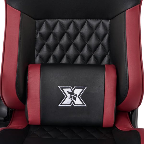 Scaun gaming X by Serioux, Theon, ajustabil, piele sintetica, piston - imagine 5