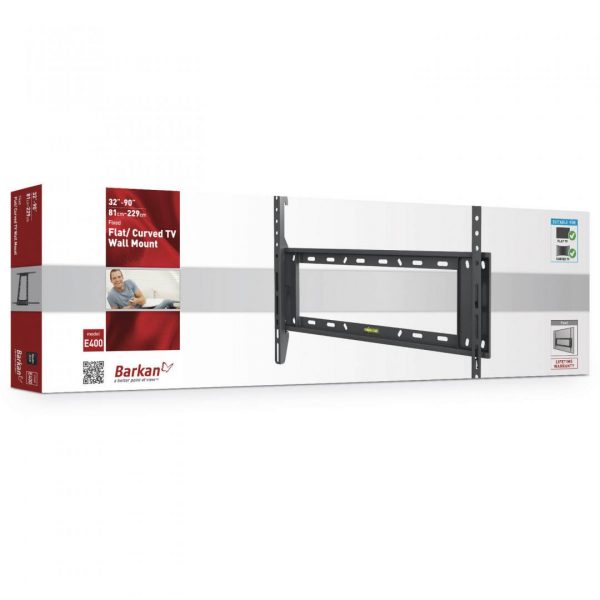 ﻿Suport TV de perete, Barkan E400+.B, Fix, 32"- 90", VESA - imagine 3