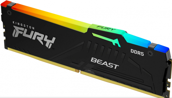 Memorie RAM Kingston 32GB DDR5 6000MHz CL30 FURY Beast RGB - imagine 3