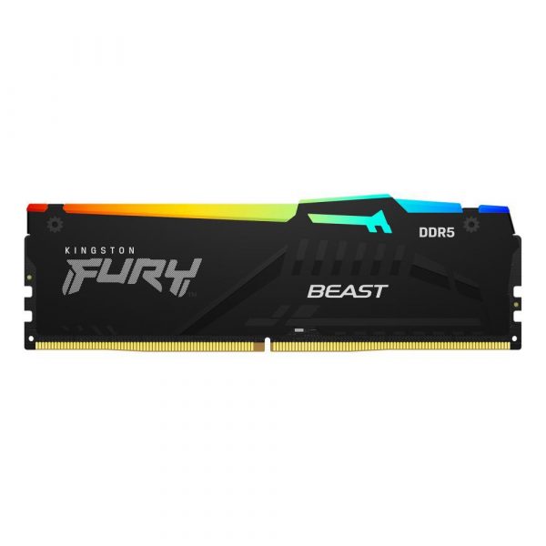 Memorie RAM Kingston FURY Beast RGB 32GB DDR5 4800MHz CL38 - imagine 3