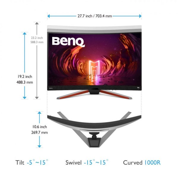 Monitor BenQ 31.2" EX3210R - imagine 15
