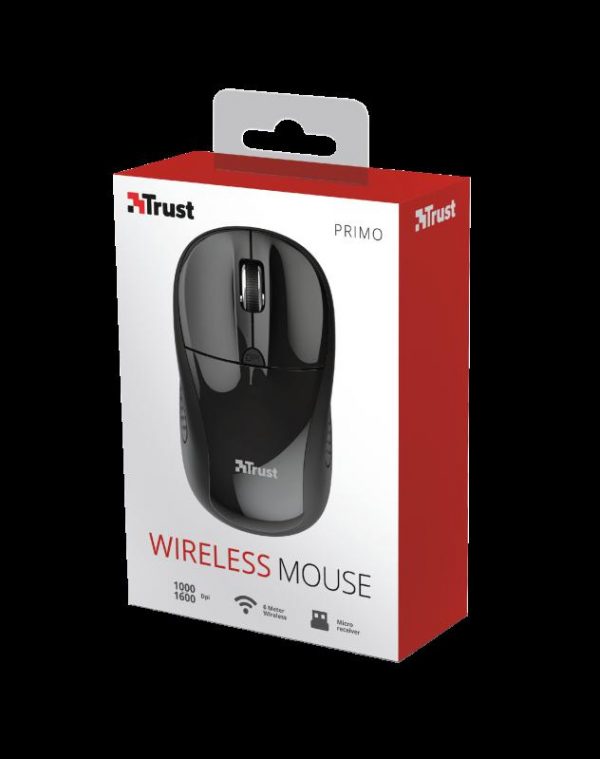 Mouse Trust Primo, Wireless, black - imagine 7