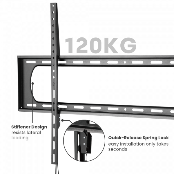 Suport TV Serioux TV TV7369F 60"-120", Tip: Fix, dimensiuni: 35x1005x625mm, - imagine 6