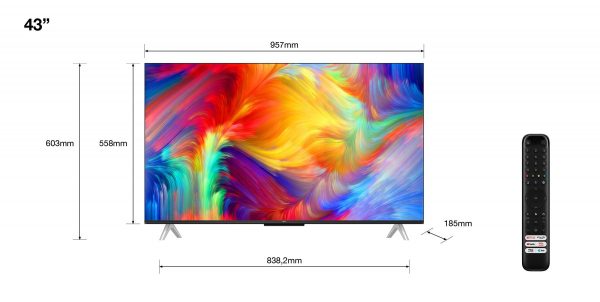 Televizor Smart LED TCL 43P638 109,2 cm (43") 4K Ultra - imagine 5