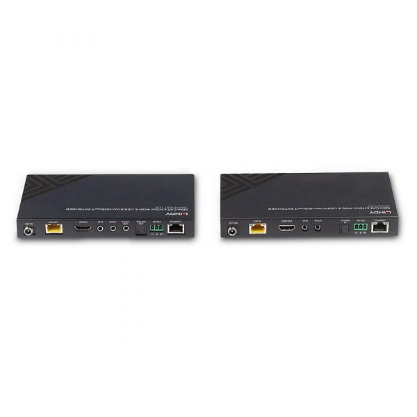 Lindy LY-38343 KVM Extender 100m Cat.6 HDMI 4K60, Audio, IR - imagine 4