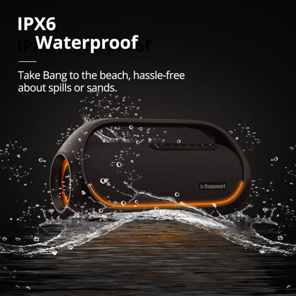 Tronsmart Bang Outdoor Party Bluetooth Speaker (Black) - imagine 5