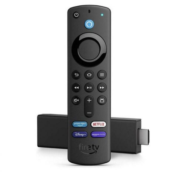 Amazon Fire TV Stick 4K (2021) streaming device with Alexa