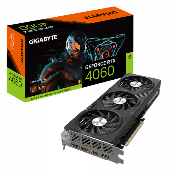 Placa video Gigabyte GeForce RTX 4060 GAMING OC 8GB,GDDR6, 128