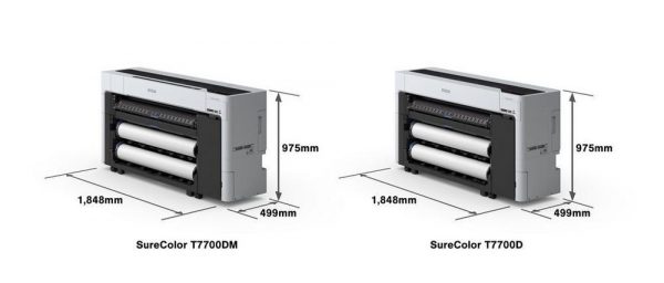 EPSON SC-T7700DM A0 LARGE FORMAT Multifunctional, 6 culori, viteza printare - imagine 4