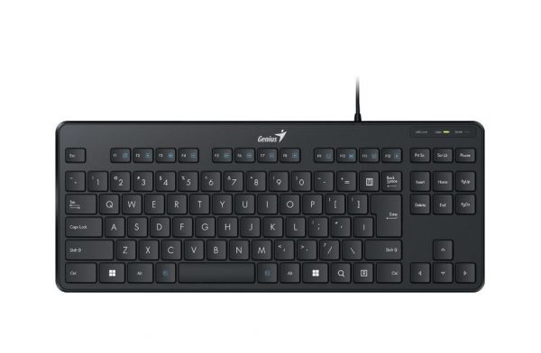 Tastatura Genius Luxemate110 cu fir, standard, TKL (fara keypad), negru 