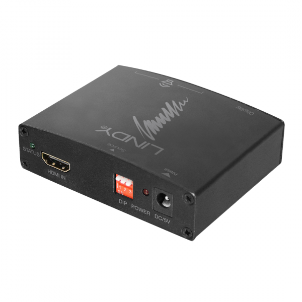 Separator sursa audio Lindy HDMI 4K Audio Extractor with bypass