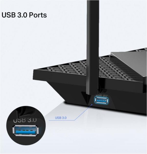 TP-LINK AX5400 Dual-Band Gigabit WI-FI6 Router, ARCHER AX72 PRO, Standarde - imagine 4