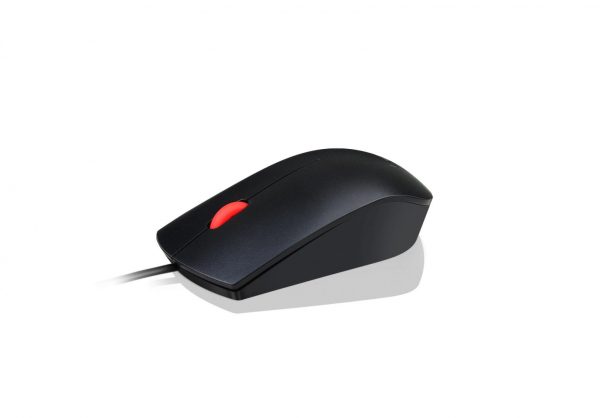 Mouse Lenovo Optical Wheel Mouse, 1600 DPI, Wired, Black - imagine 4