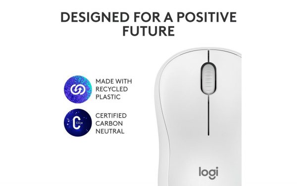 Mouse Logitech MK240 Silent Wireless, optic, interfata Bluetooth, rezolutie 1000 - imagine 5