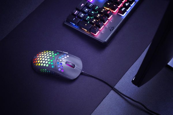 Mouse Trust GXT 960, Graphin Ultra-lightweight Gaming Mouse, negru - imagine 12