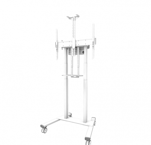 Stand mobil motorizat Neomounts by Newstar, 37"-100", 110 kg, VESA 800x600, alb - imagine 7