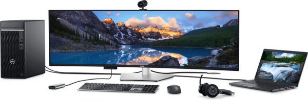 Monitor Dell Curved USB-C 49", 86.72 cm, 5ms, 5120x1440, 60Hz - imagine 13