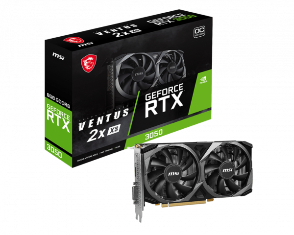 Placa Video MSI GeForce RTX™ 3050 VENTUS 2X XS 8G