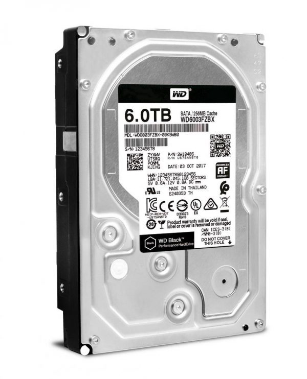 HDD  WD Black 6TB SATA-III 7200rpm 256mb