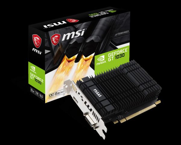 Placa video MSI GeForce® GT1030 OC, 2 GB GDDR5, 64-bit