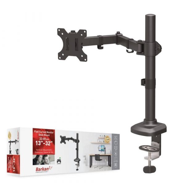 Suport monitor Barkan M121T full motion, pentru monitoare de 13"-34", - imagine 3