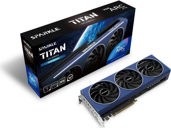 Placa Video INTEL SPARKLE ARC A770 TITAN OC Edition 16GB