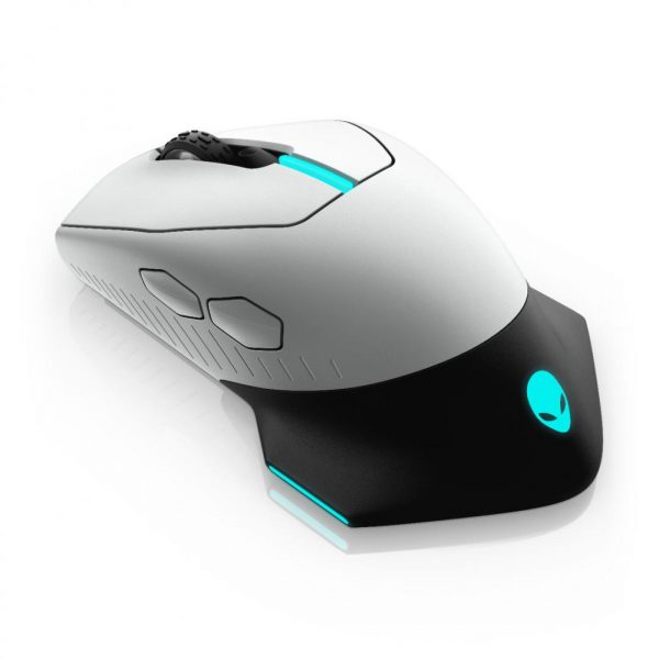 Mouse Dell Alienware Gaming AW610M, wireless, Lunar Light - imagine 5