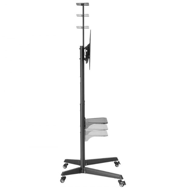 Stand podea mobil/fix Neomounts FL50-550BL1; pentru display-uri cu diagonale 37"-70", - imagine 4
