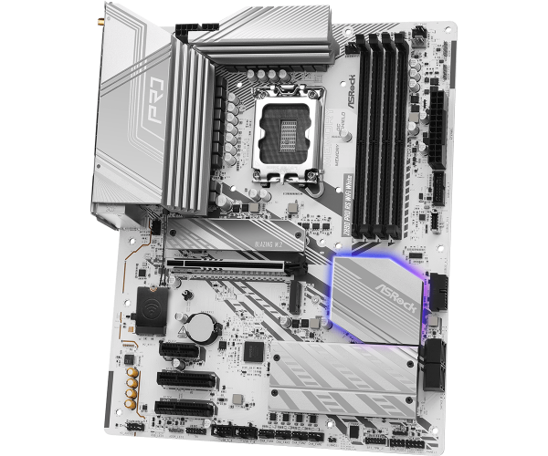 Placa de Baza ASROCK Z890 PRO RS WIFI WHITE LGA1851 - imagine 6