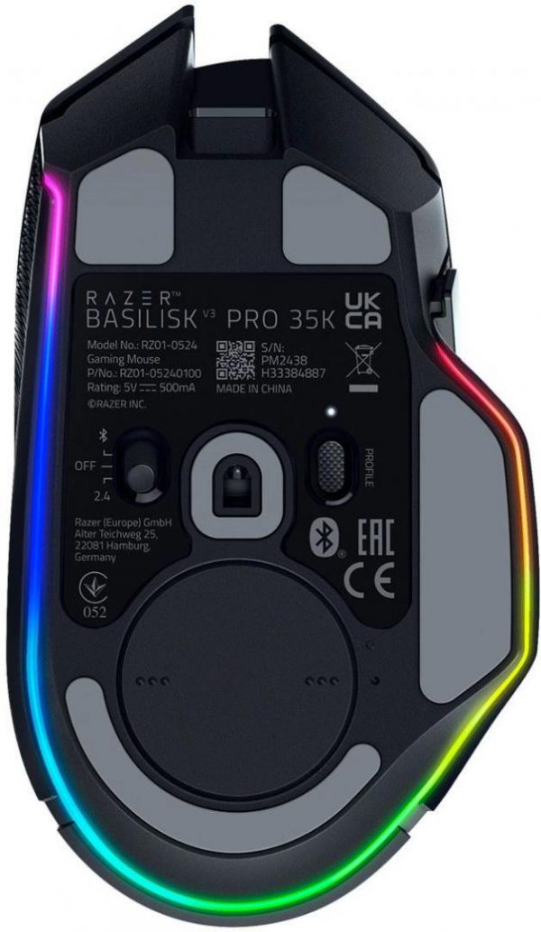 Razer Basilisk V3 35K, wireless, bluetooth, rezolutie maxima 35000 DPI, - imagine 5