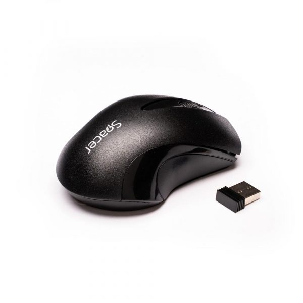 Mouse spacer SPMO-W12, wireless, 1000DPI, 3 butoane, functie auto sleep, - imagine 4