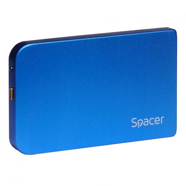 Rack extern HDD/SSD 2.5" Spacer USB 3.0 albastru - imagine 3