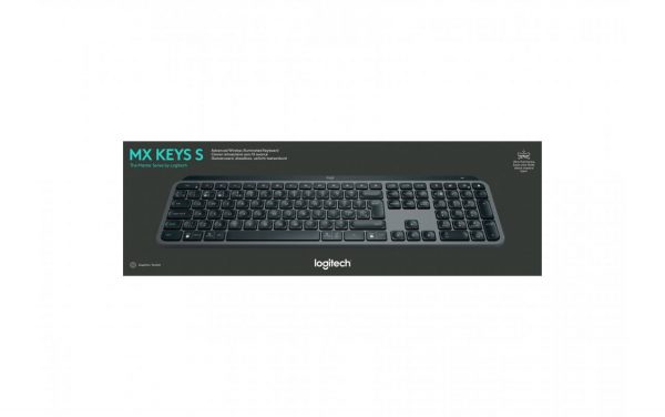 Tastatura Logitech MX Keys S, Iluminare, 2.4GHz&Bluetooth, USB-C, US INTL - imagine 5