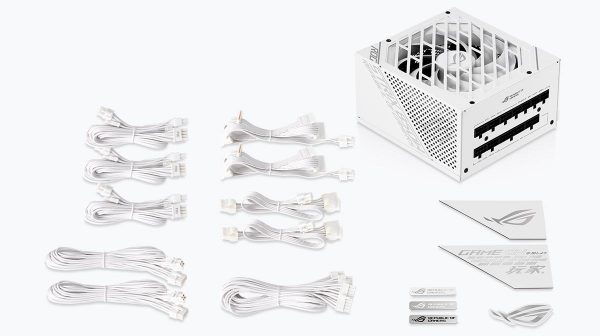 Sursa ASUS ROG Strix White, 80 PLUS® Gold, Fully Modular, - imagine 3