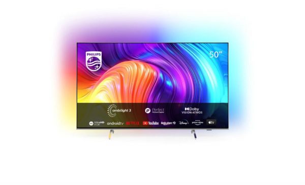 Smart TV Philips Ambilight 50PUS8507/12 (Model 2022) 50"(126CM), LED 4K,