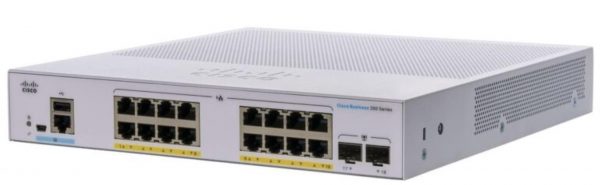 Switch  CISCO CBS350-16FP-2G, 16 PORTURI 10/100/1000, 2 x SFP,