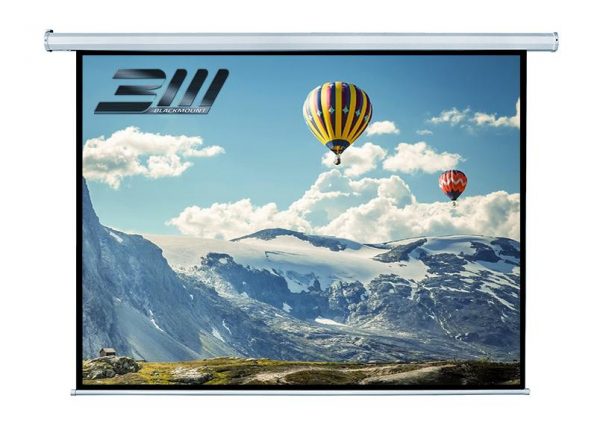 Ecran proiectie electric, perete/tavan, 200 x 150 cm, Blackmount, cutelecomanda, - imagine 9