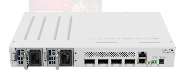 SWITCH MIKROTIK CRS504-4XQ-IN, 1 x 10/100Mbps, 4 x 100 QSFP28 - imagine 3
