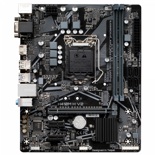 Placa de baza Gigabyte H410M H V2, LGA 1200 - imagine 3