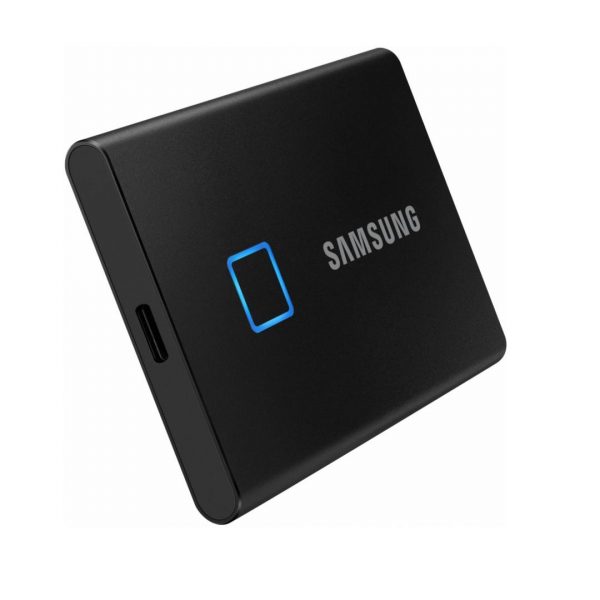SSD Extern Samsung T7 Touch portabil  2TB  Negru