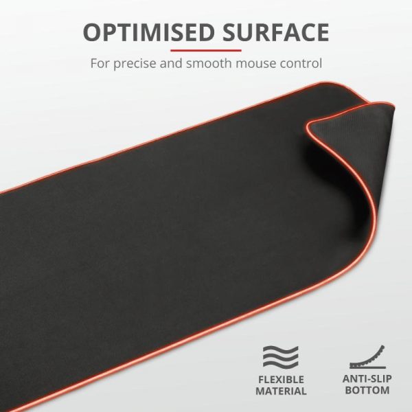 Mouse pad Trust GXT 764 Glide-Flex Flexible RGB, XXL, negru - imagine 4
