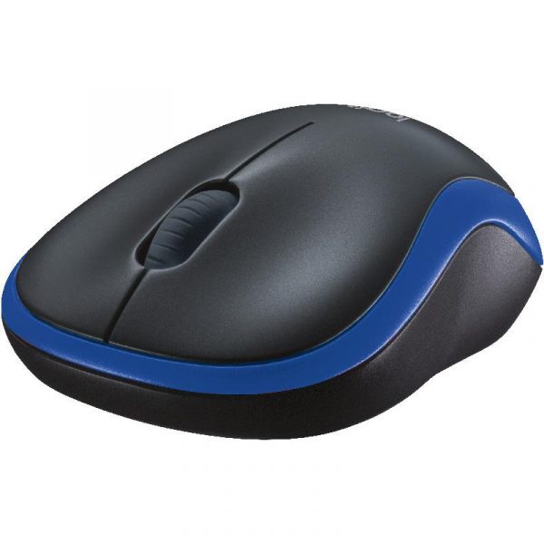 Mouse Logitech M185 Wireless, 1000 DPI, albastru - imagine 4