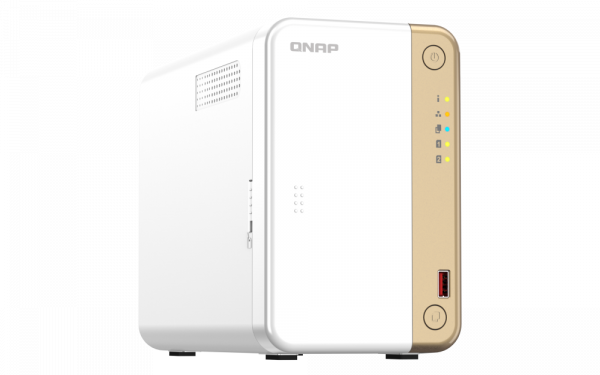NAS QNAP 262 2-Bay, CPU Intel Celeron N4505 2-core/2-thread processor