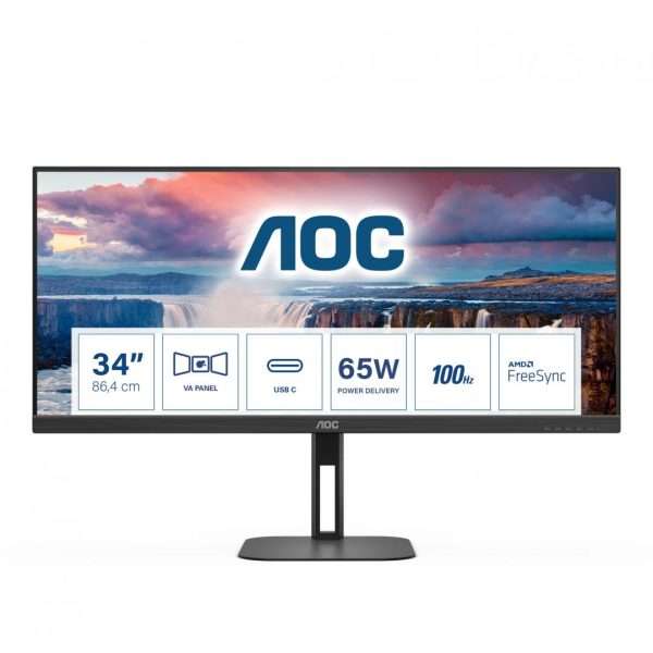 Monitor AOC 34" U34V5C/BK - imagine 3