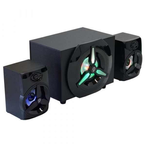 BOXE SPACER GAMING 2.1 SPB-HURRICANE 16W - imagine 3