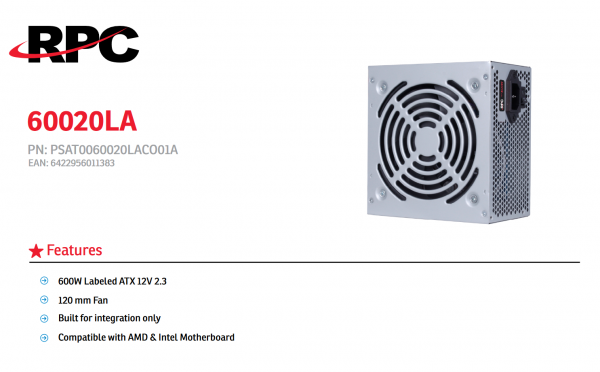 Sursa RPC ATX 600W - imagine 3