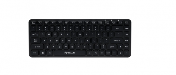 Tastatura wireless Tellur mini, numar taste 84, dimensiune 430 x
