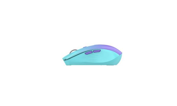 Mouse Serioux Flicker 212, Wireless, reincarcabil USB-C, Gradient, senzor: Optic, - imagine 4